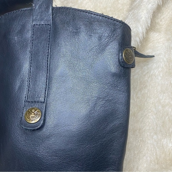 SAM Edelman Blk Leather Boots - Picture 3 of 14